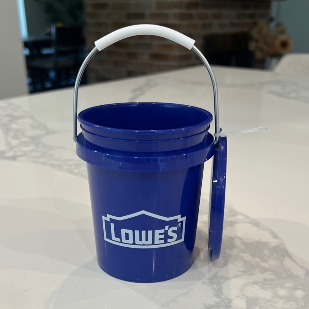 Blue Lowe's Mini Bucket